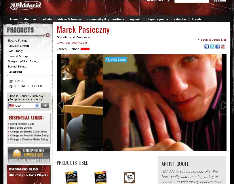 Marek Pasieczny joins D'Addario