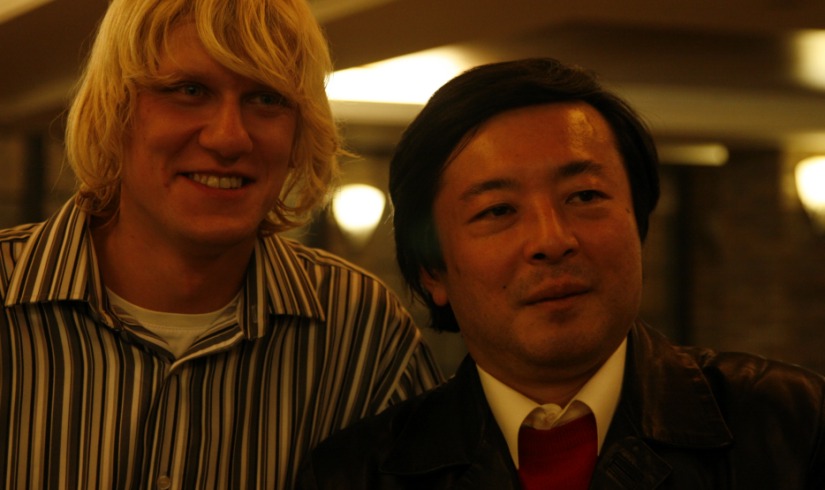Pasieczny with Yamashita in Parma, Italy 2010